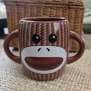 Brown Monkey Face Mug